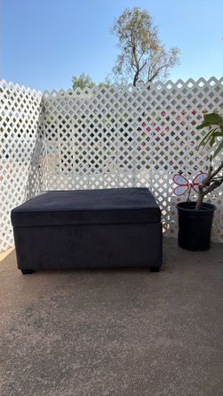 Suede cabinet