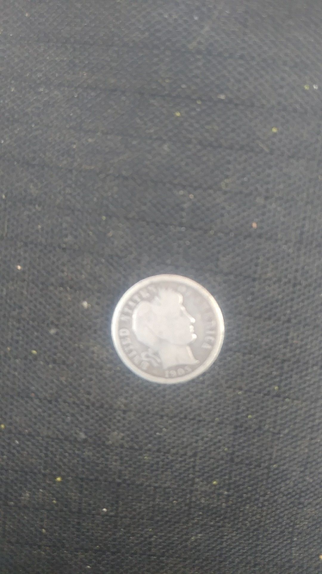 1905 silver dime