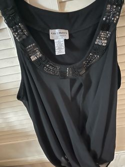 Sleeveless beaded top