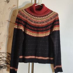 Evan Pican Turtle Neck Sweater Sz Large