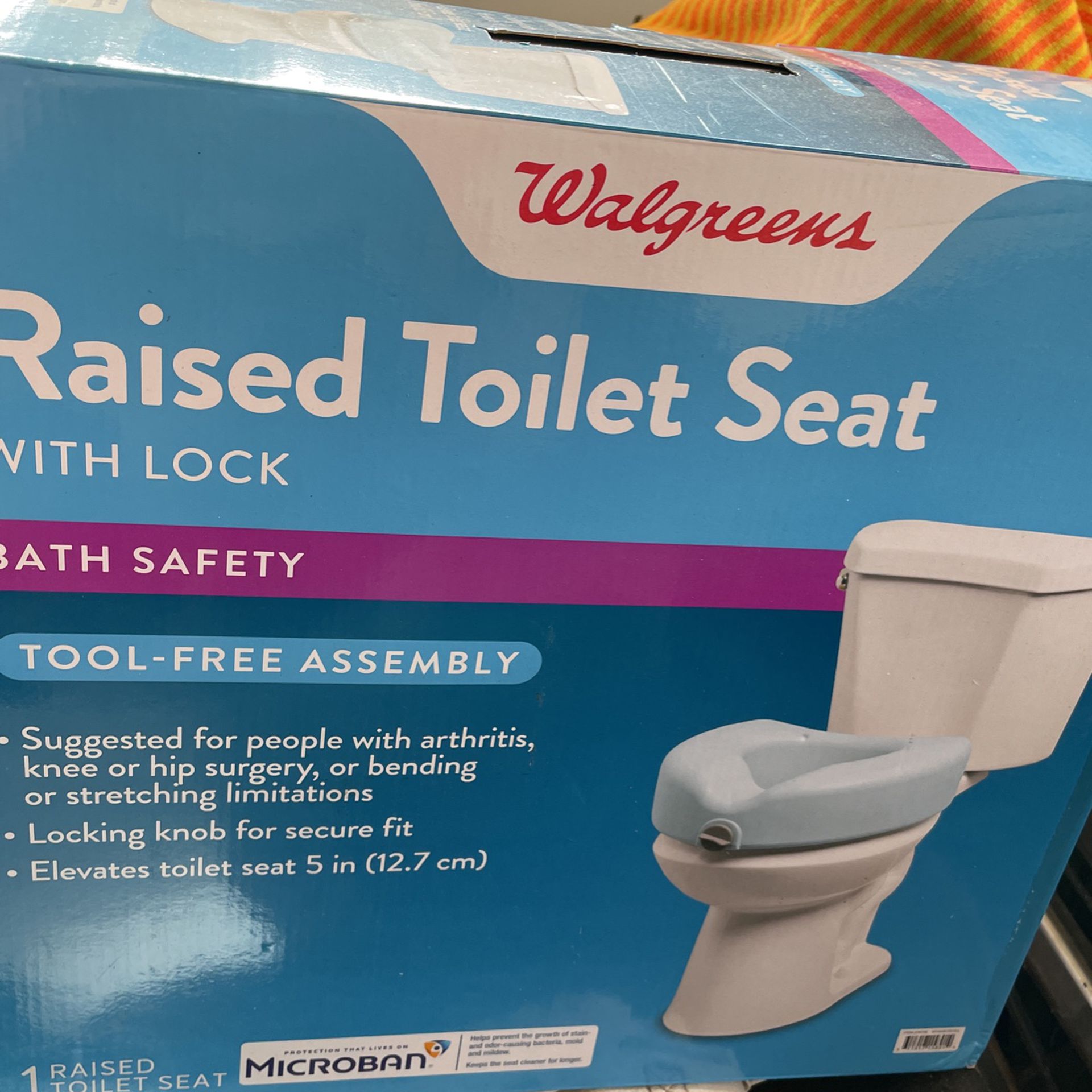 New  raised Toilet Seat 