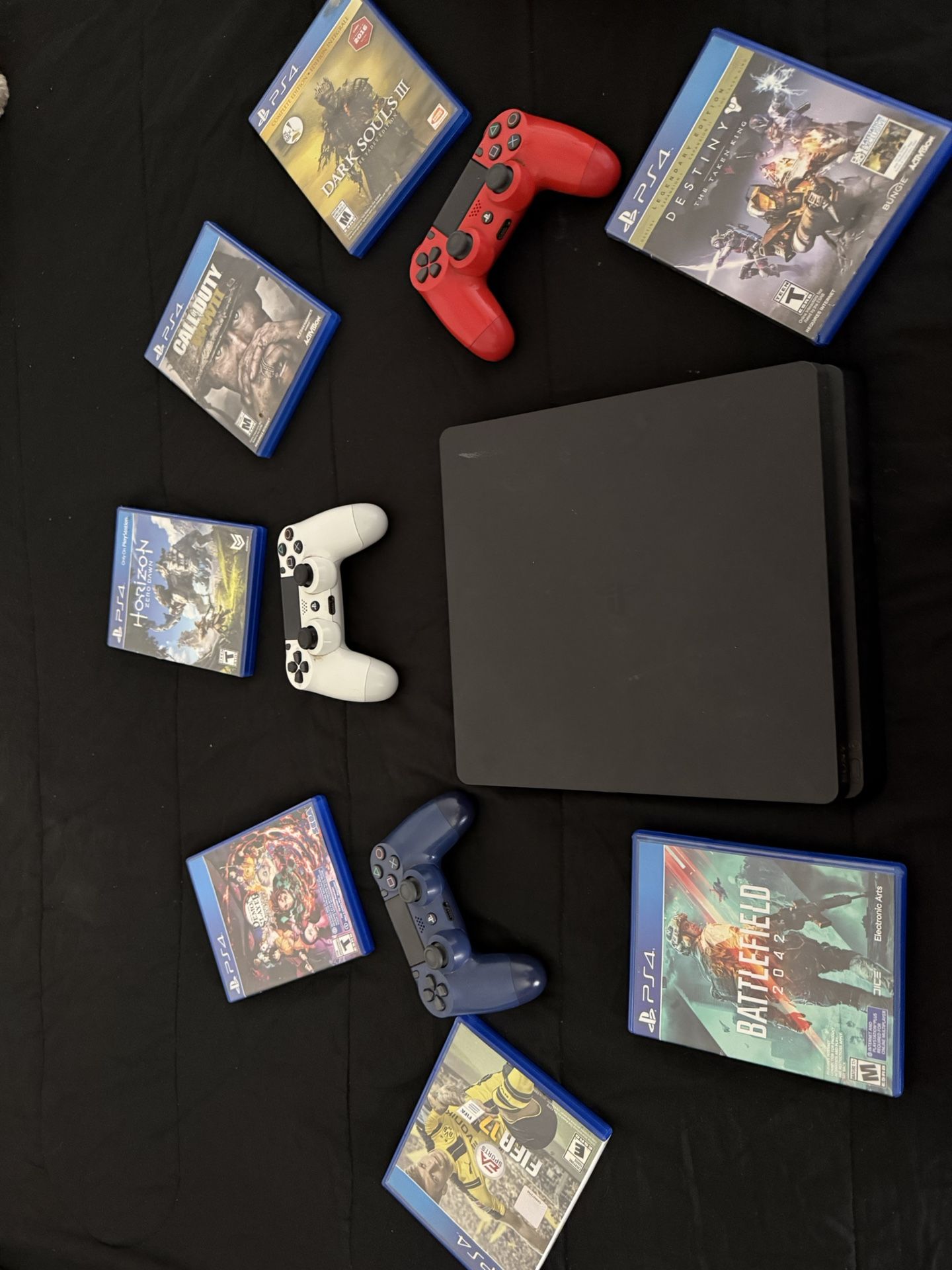 PS4 Console, PS4 Controller & Games
