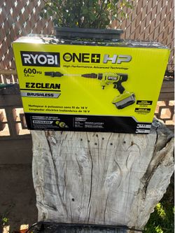 Ryobi 18v 600 psi Ez clean Pressure Washer