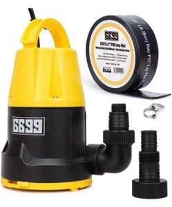 Submersible Sump Pump 2500GPH High Flow