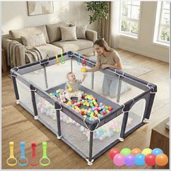 Orian Baby Playpen 50x74 Large Play Yard – Safe Indoor/Outdoor Toddler Play Area