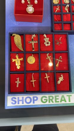 Pendants and earrings