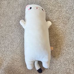 Cute White Cat Plush Stuffed Animal Toy