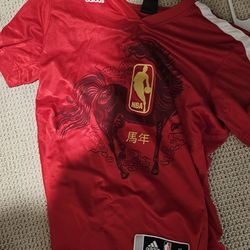 Nba rocket chinese new year shirt