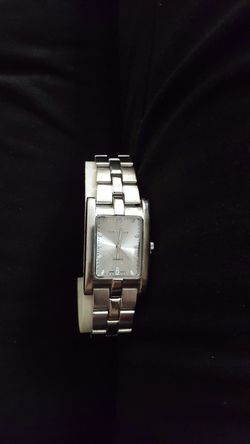 Man's watch... glow in dark hands & time spots