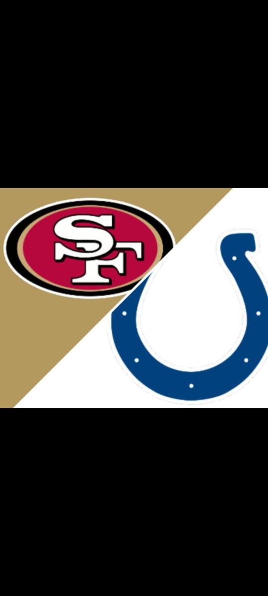 San Francisco 49ers Vs Indianapolis Clots 