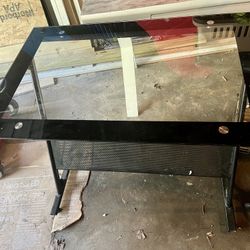 Glass Desk 