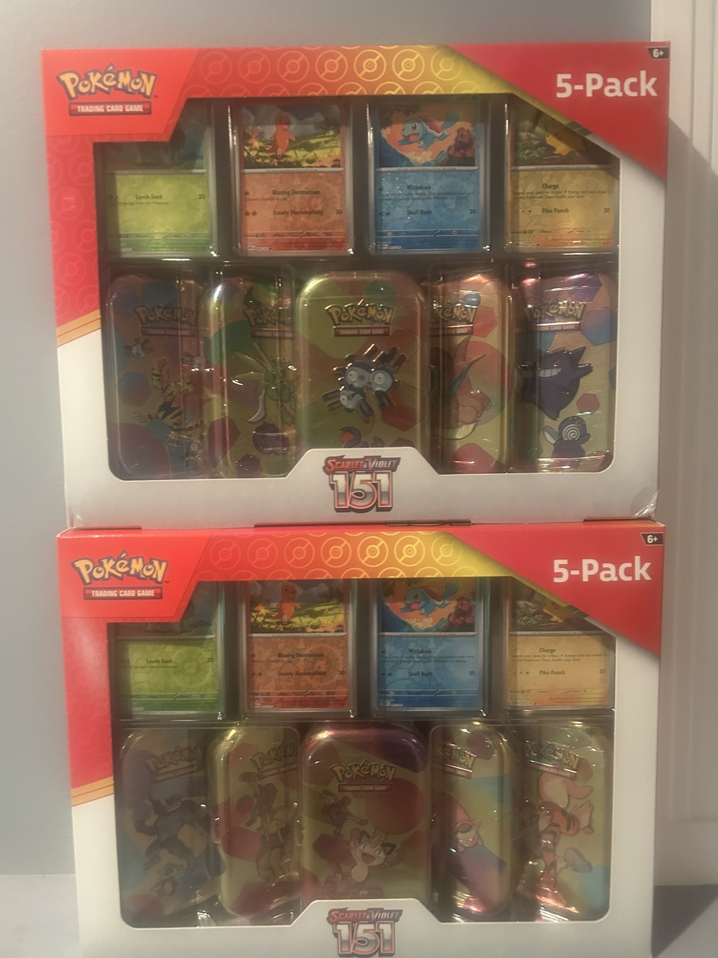 2 Pack Scarlet And Violet Mini Tins