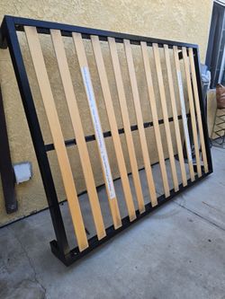 Queen bed frame.