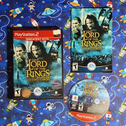 The Lord Of The Rings The Two Towers Sony PlayStation 2 PS2 Complete CIB