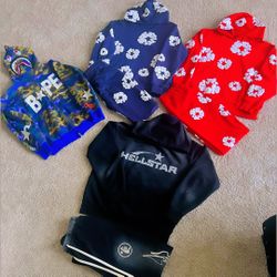 Denim Tears,Hellstar,Bape