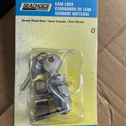 Seachoice 37241 Chrome-Plated Steel Cam Lock Set 1 - 1 /8" L x 7.2" W 1 Piece