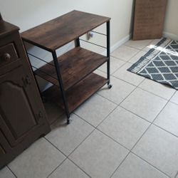 3 Shelf Cart With Wheels 