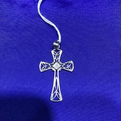 Sterling Silver Cross Pendant 