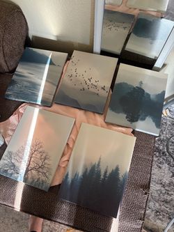5 piece canvas wall art