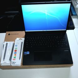 Brand new ASUS Chromebook CX5601 (16-inch)  with responsive touch screen & Bamboo Ink 2nd Gen Smart Stylus.