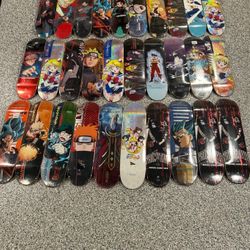 Primitive X Anime Skateboard Decks