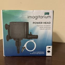 Never  Used Imagitarium Power Head for 40-75 Gallons