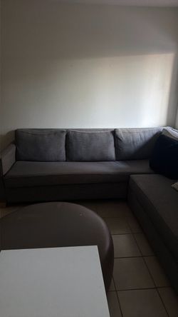 Sofa good condition, one side is a sofa bed
