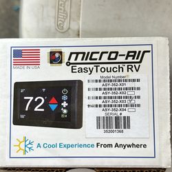 Micro-Air Easy Touch RV Bluetooth Thermostat- NEW In Box
