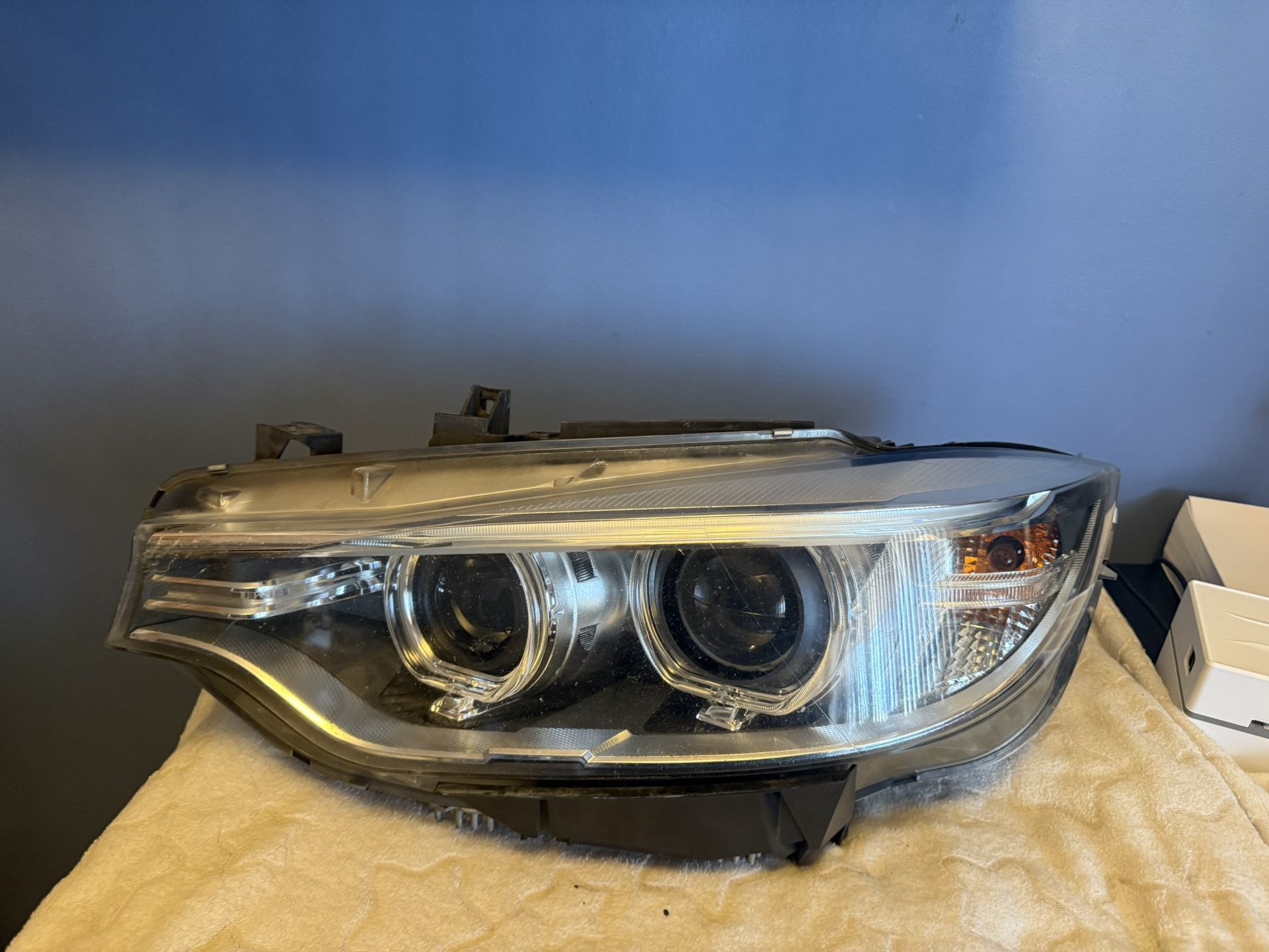 BMW 4 SERIES LEFT HEADLIGHT 2014 2015 2016 2017