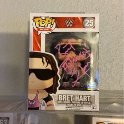 FUNKO POP: Bret Hart (Autographed)