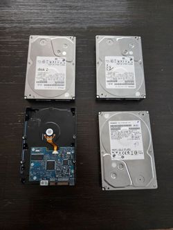 Four 1TB Hard Drives