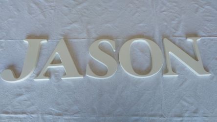 Wooden Letters "Jason"