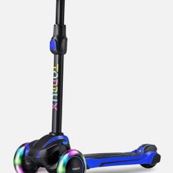 TONBUX Light Up 3-Wheel Kids Scooter for Age 3-12