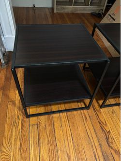Pair of end tables