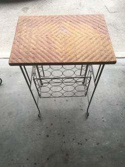 Towel/wine table