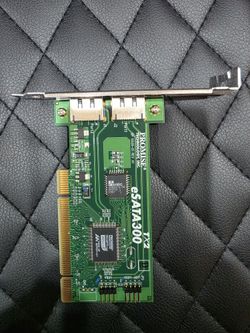 Promise ESATA 300 TX2 2-port PCI Disk Controller Card GP 0528-01 Rev: A1
