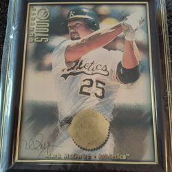 Mark McGwire 12x10 Frame With Photo Baseball 