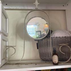 Swinging One Sided Mirror Candle Holder