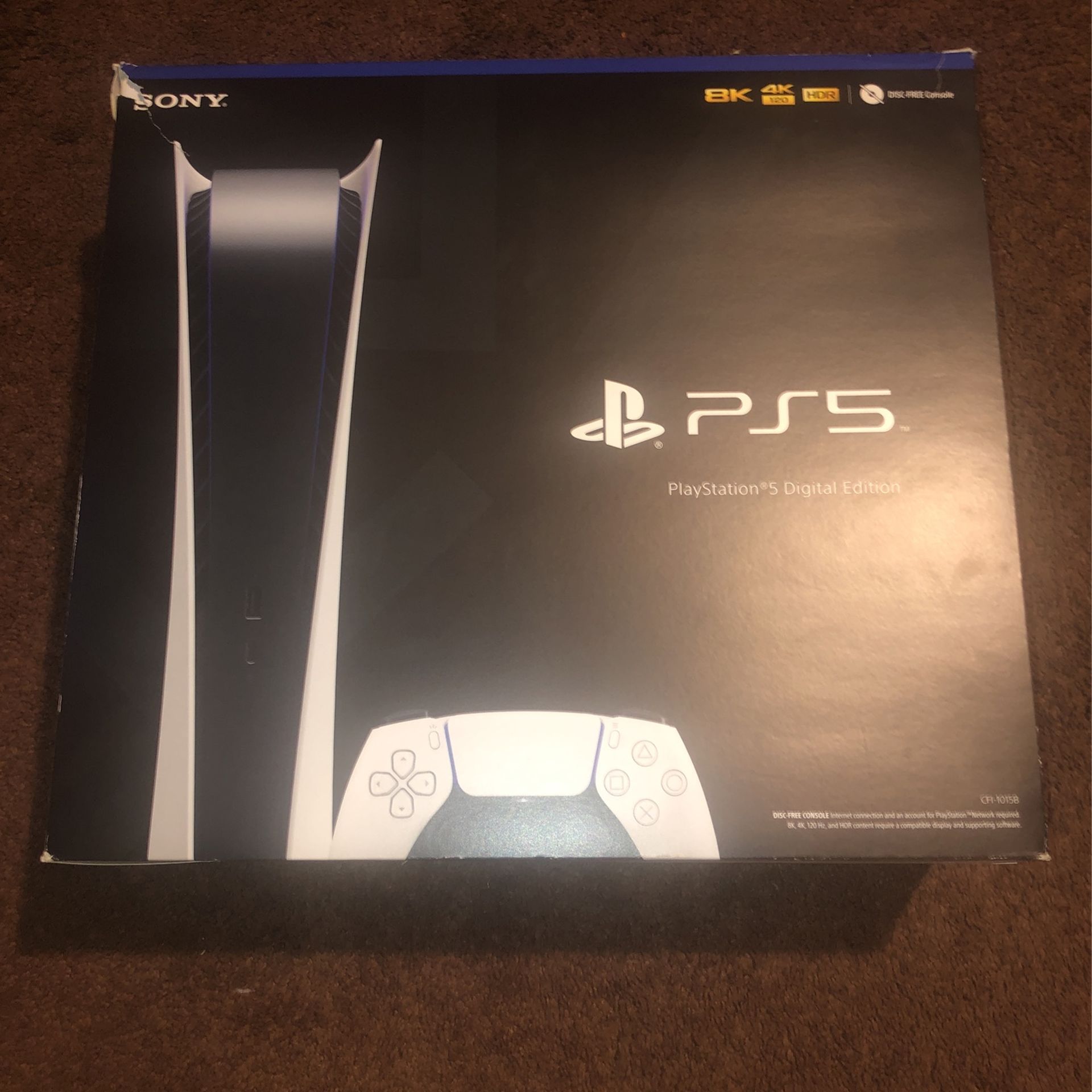 Empty DIGITAL EDITION PS5 Box (PS5 NOT INCLUDED)