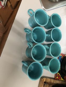 Fiesta Mug Set Turquoise 
