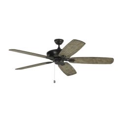 Brand New Colony Super Max 60in Aged Pewter Indoor/outdoor Ceiling Fan - 5 Blade 