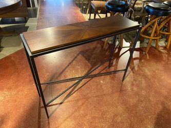 Long Console Table with Sunburst Design