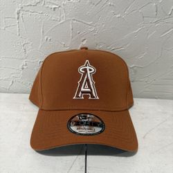 MLB New Era Anaheim Angels Brown 9forty SnapBack Hats 