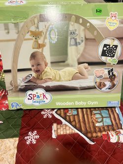 Wooden baby Gym