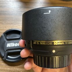Nikon Lens 50mm 1.8G