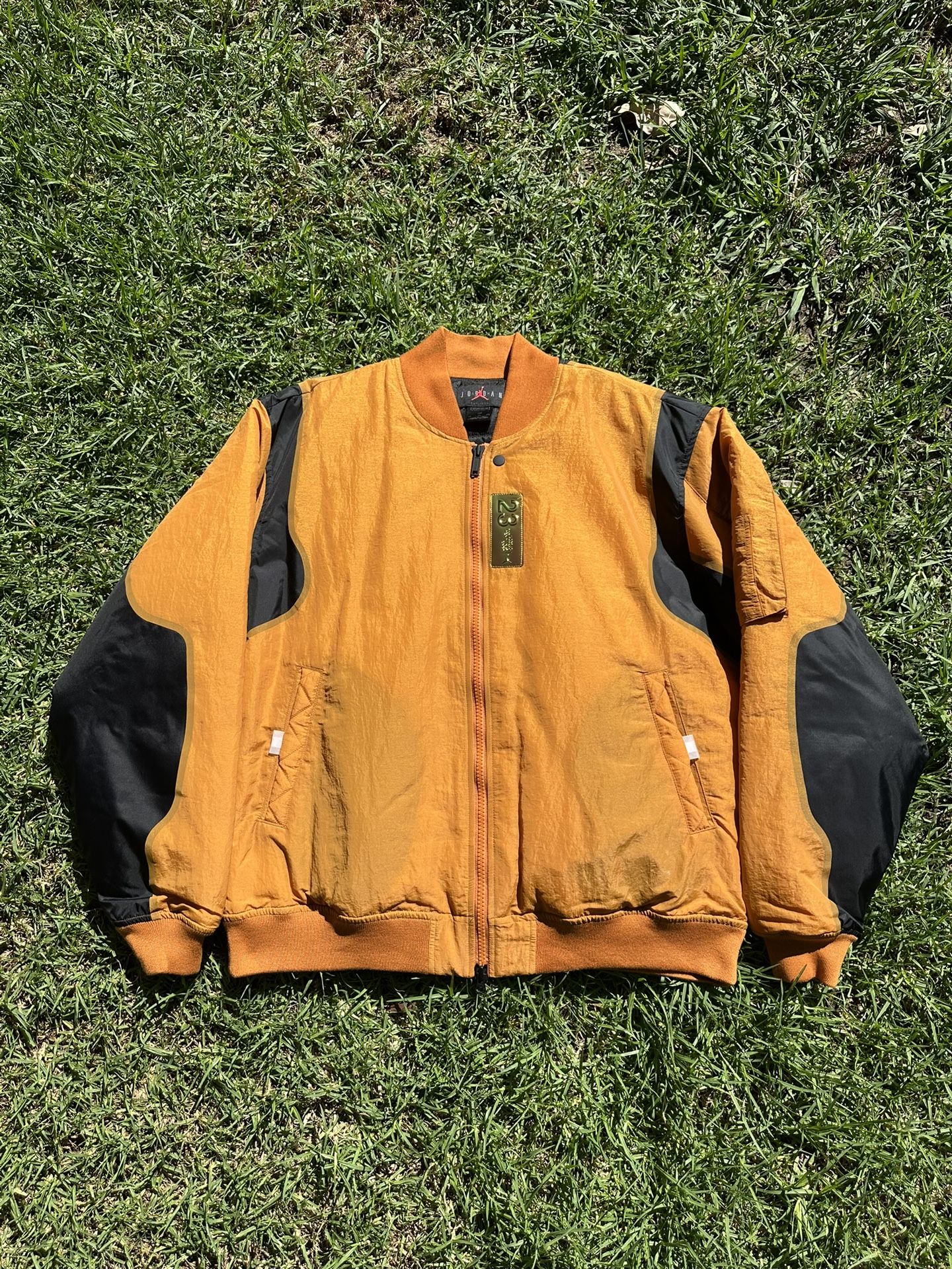 Air Jordan 23 Engineered Numeric Pattern Baseball Collar Long Sleeves Jacket