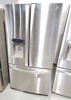 Kenmore 3-Door Stainless Steel Refrigerator
