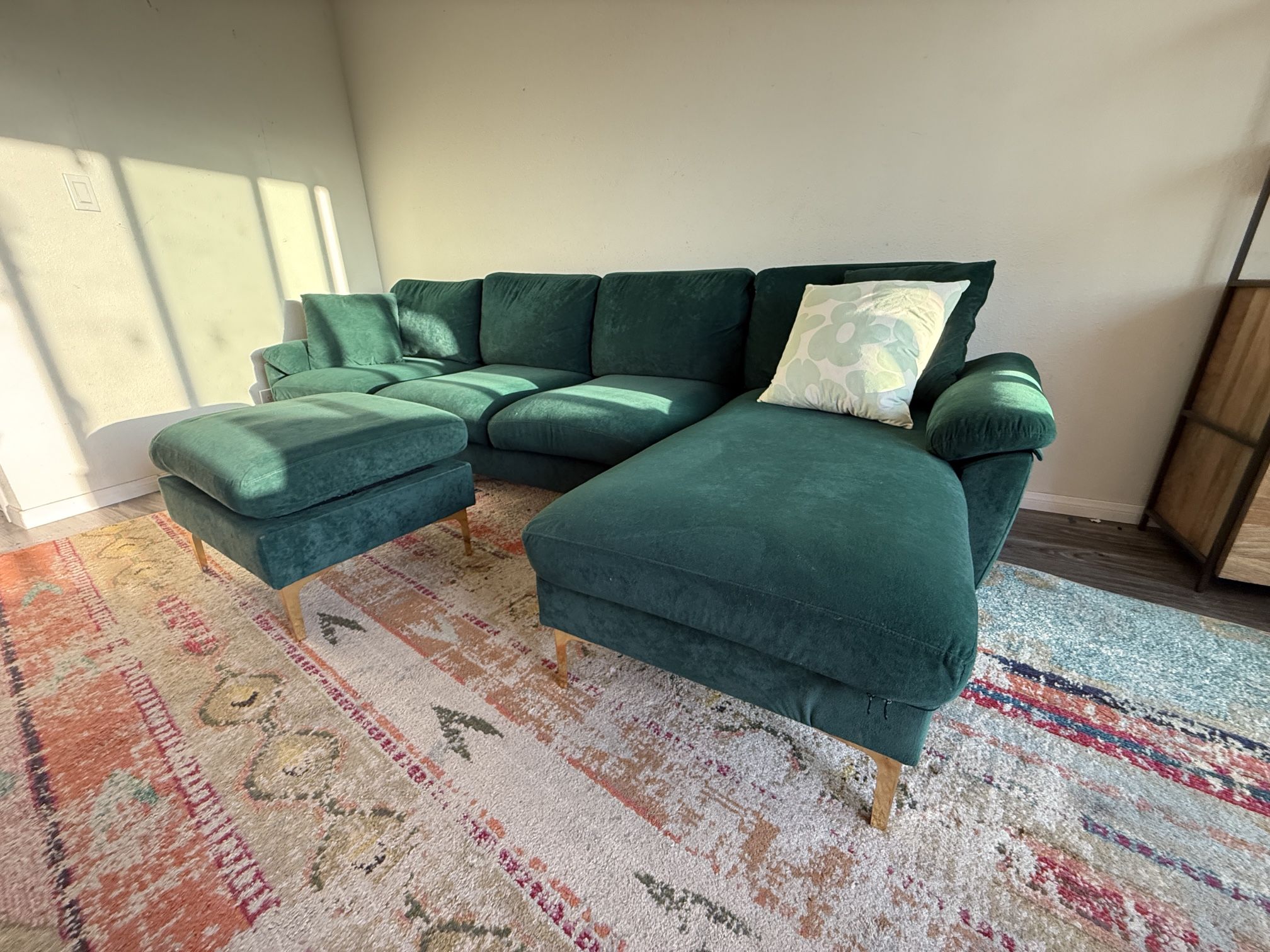 Green Living Room Couch