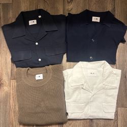 NN07 No Nationality Lot of 4 - Button Down Shirts, Cardigan, Sweater