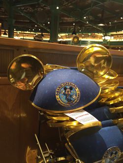 Shanghai Disney RARE Mickey Golden Ears Hat Grand Opening